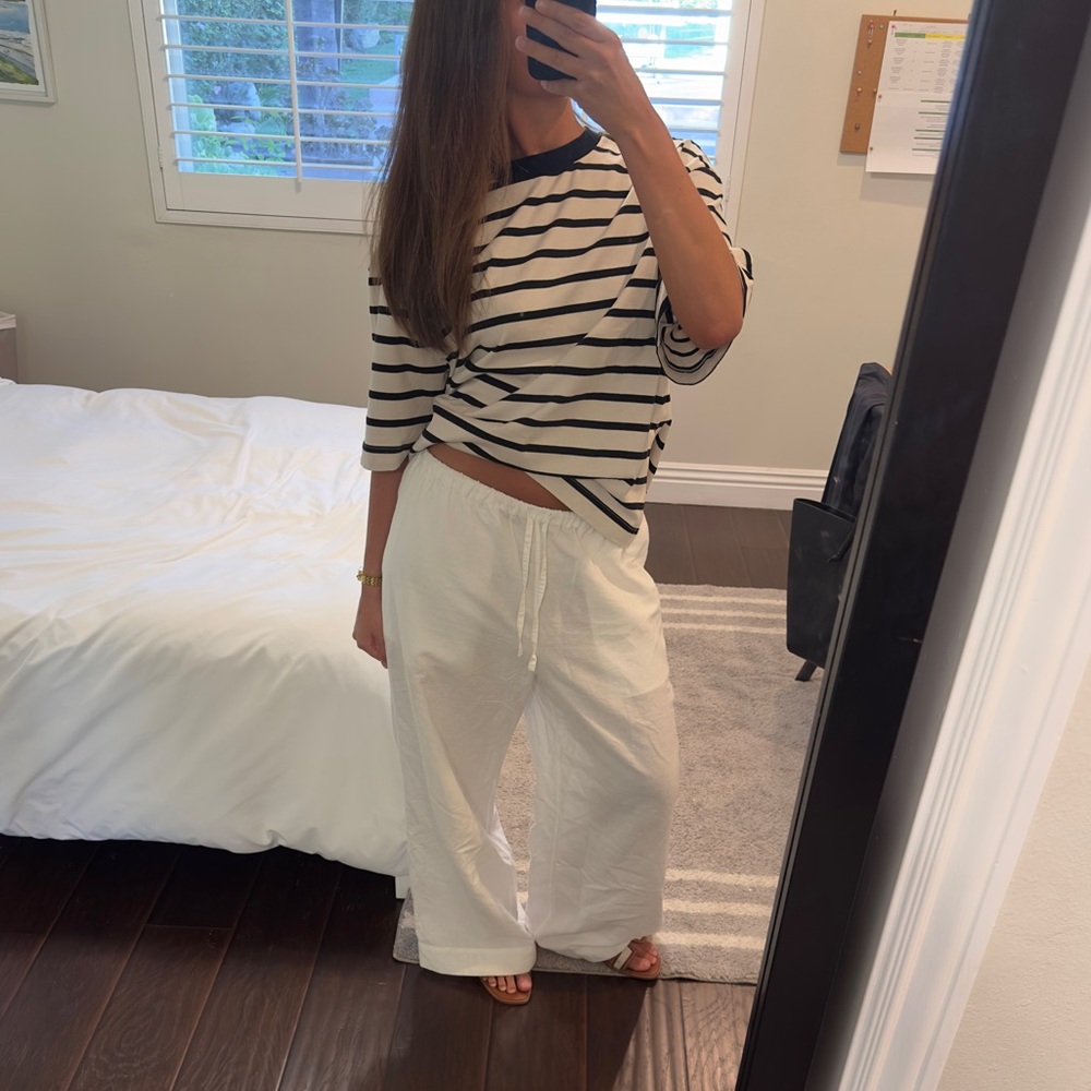 White Linen Pants from COS
